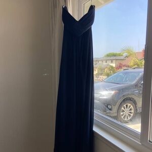 Navy Blue Bridesmaid Dress